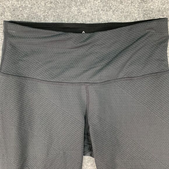 Prana Textured Leggings Womens XS Extra Small Gray High Waisted Pull On Cropped - Picture 3 of 11
